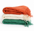 Tiranga collection, orange, white and green scarf bundle, Set of 3 scarves