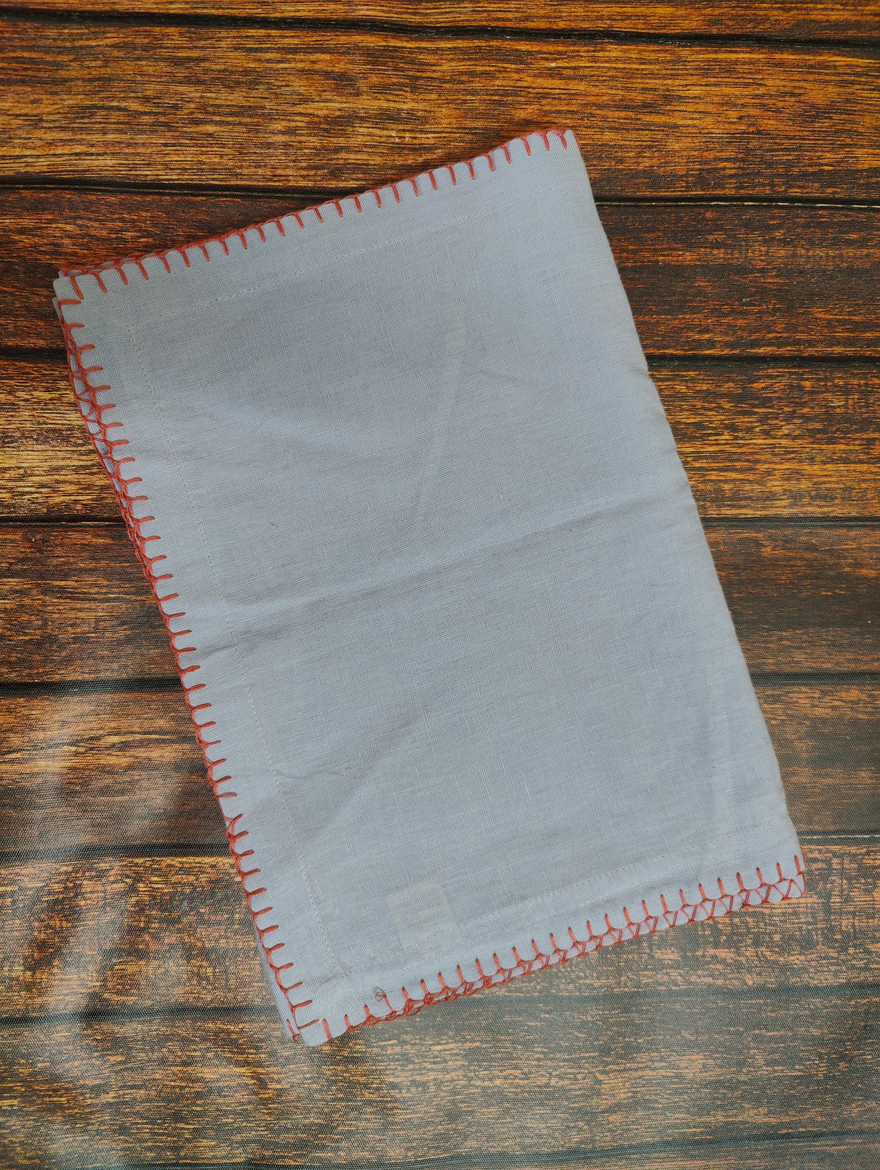 Lavender Embroidered Linen Table Linen Set – Runner, Napkins & Placemats