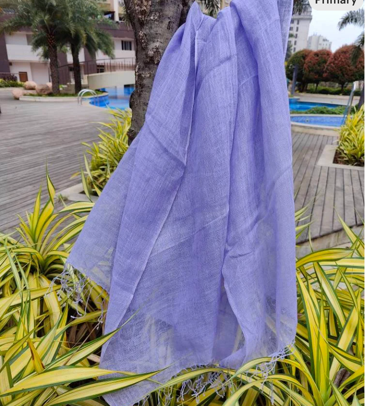 Solid Pattern / Linen Scarf / Gifts For Her - Multiple Color Choices