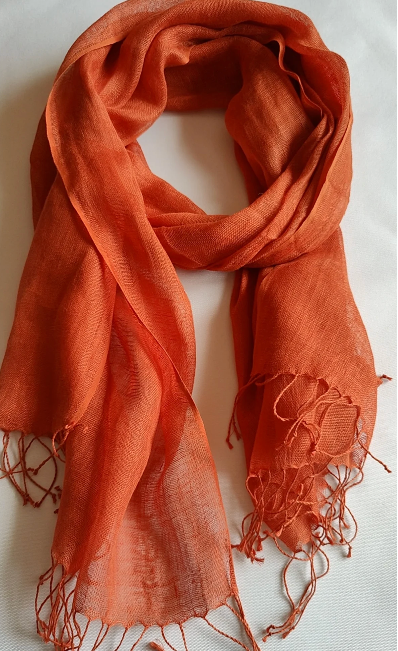 Tiranga collection, orange, white and green scarf bundle, Set of 3 scarves