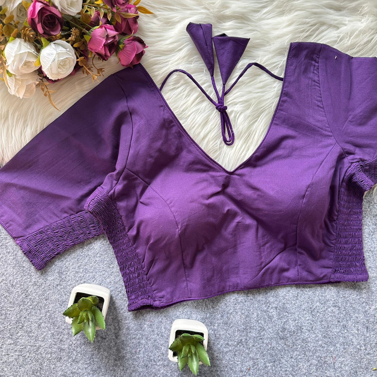 Cotton blouses dailywear half sleeves