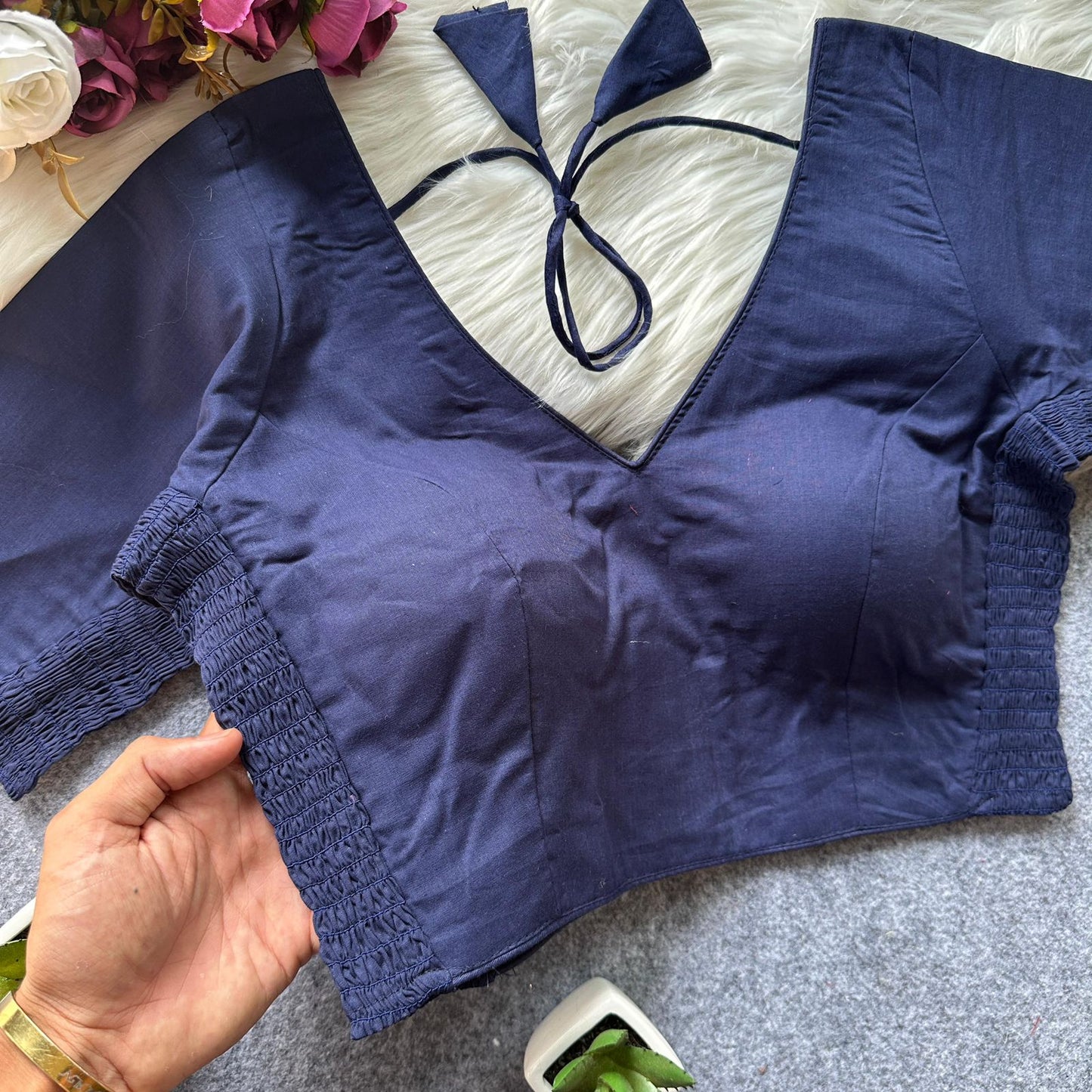Cotton blouses dailywear half sleeves