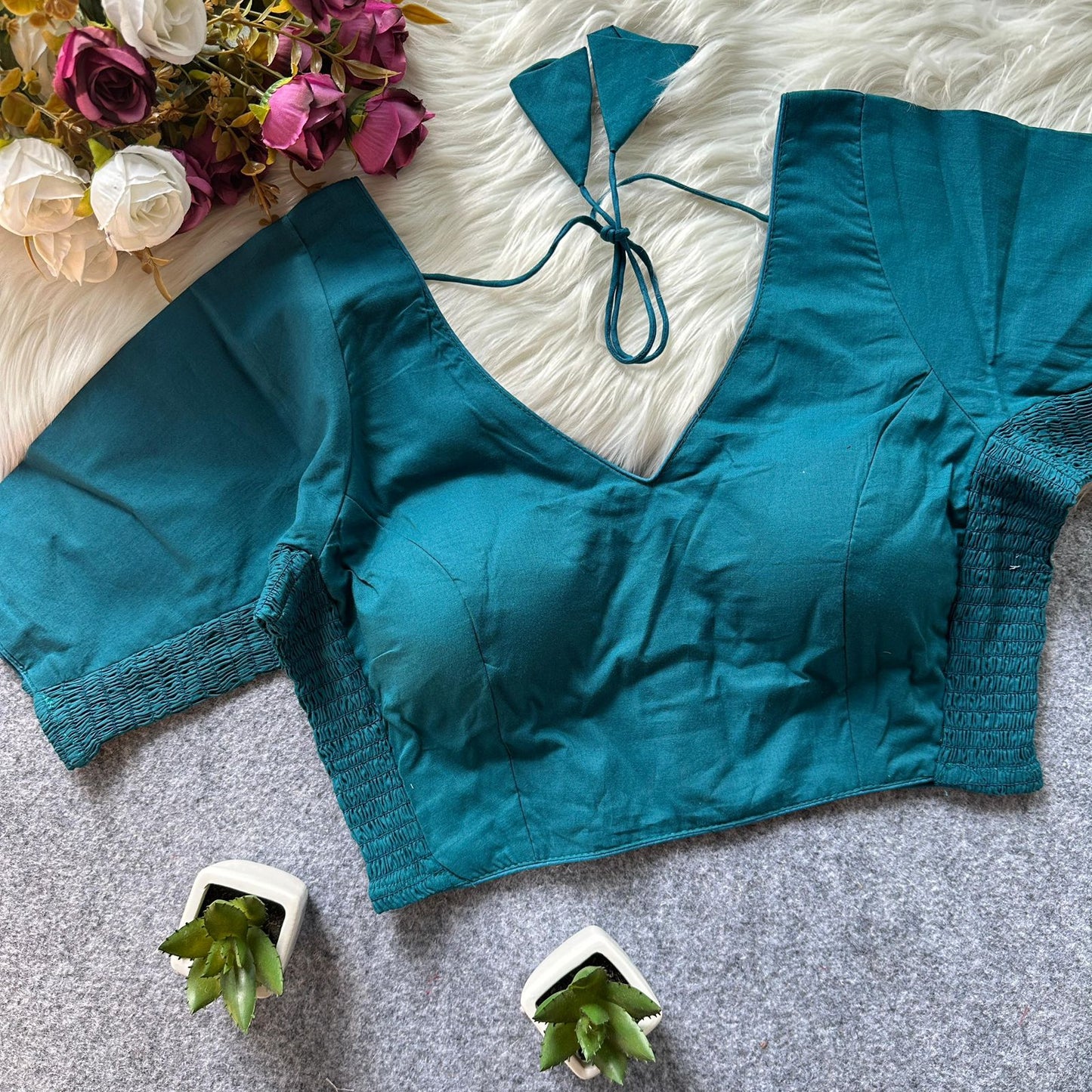 Cotton blouses dailywear half sleeves