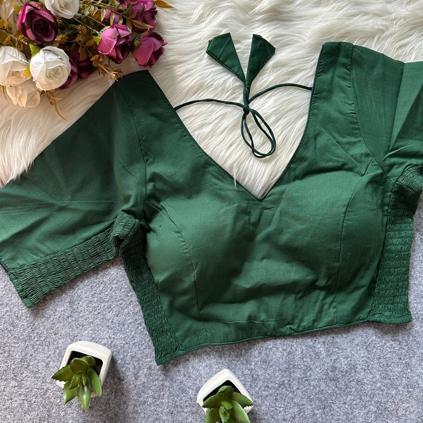 Cotton blouses dailywear half sleeves