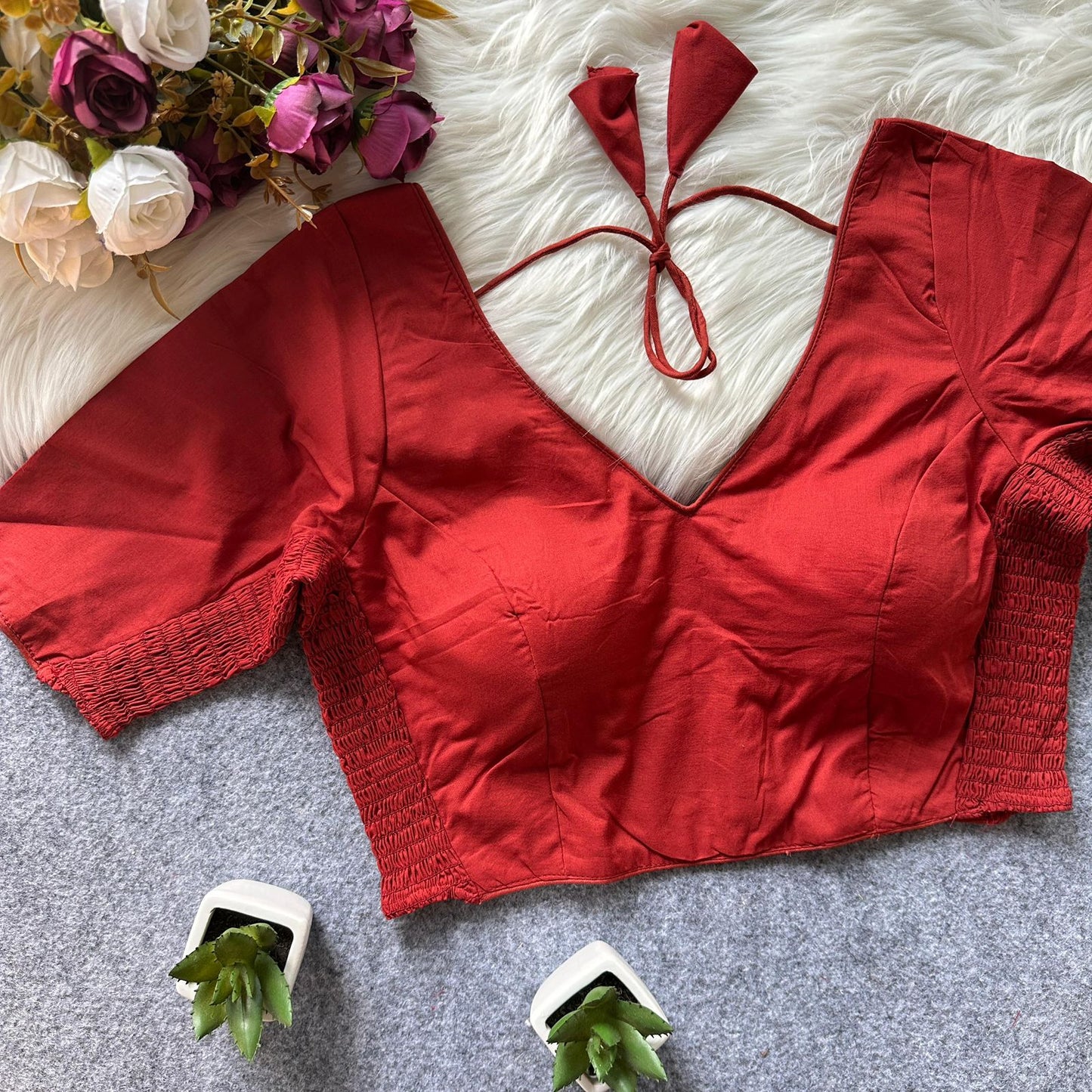 Cotton blouses dailywear half sleeves