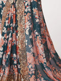 Floral Sequinned Organza Heavy Work Leheriya Saree