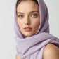 Solid multicolor Linen Scarf for Men and Women, gifts