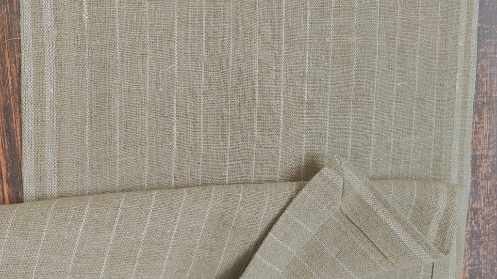 Yarn Dyed Long Table Runner with Hem, Designer Elegant Table Runner, Pure Linen Table Runner for Home Decor