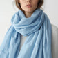 blue scarf