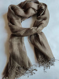Pure Linen Scarf – Solid Colors | Soft Everyday Wrap