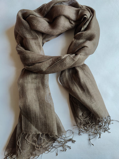 Solid Pattern / Linen Scarf / Gifts For Her - Multiple Color Choices