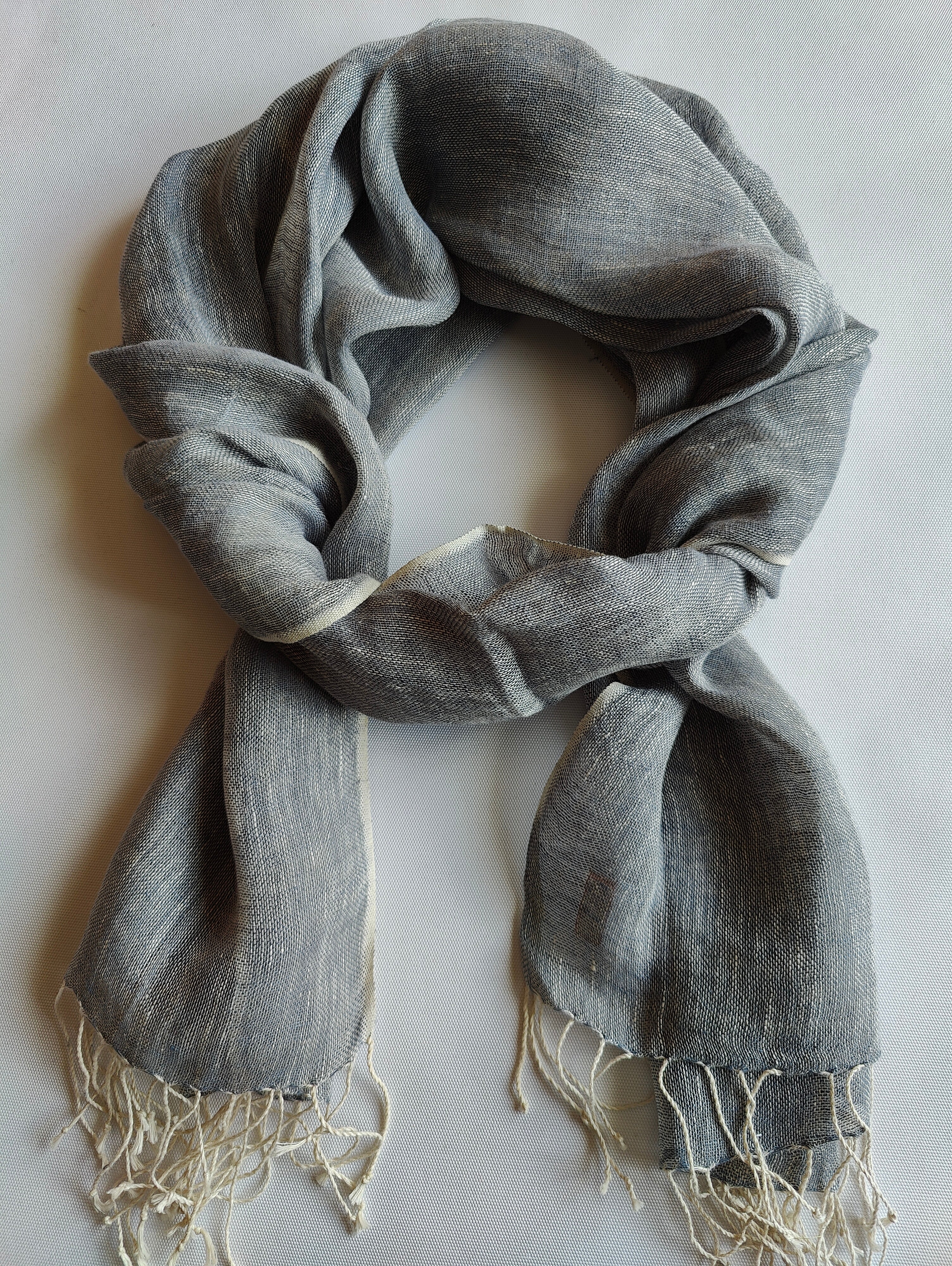 Pure Linen Scarf – Solid Colors | Soft Everyday Wrap