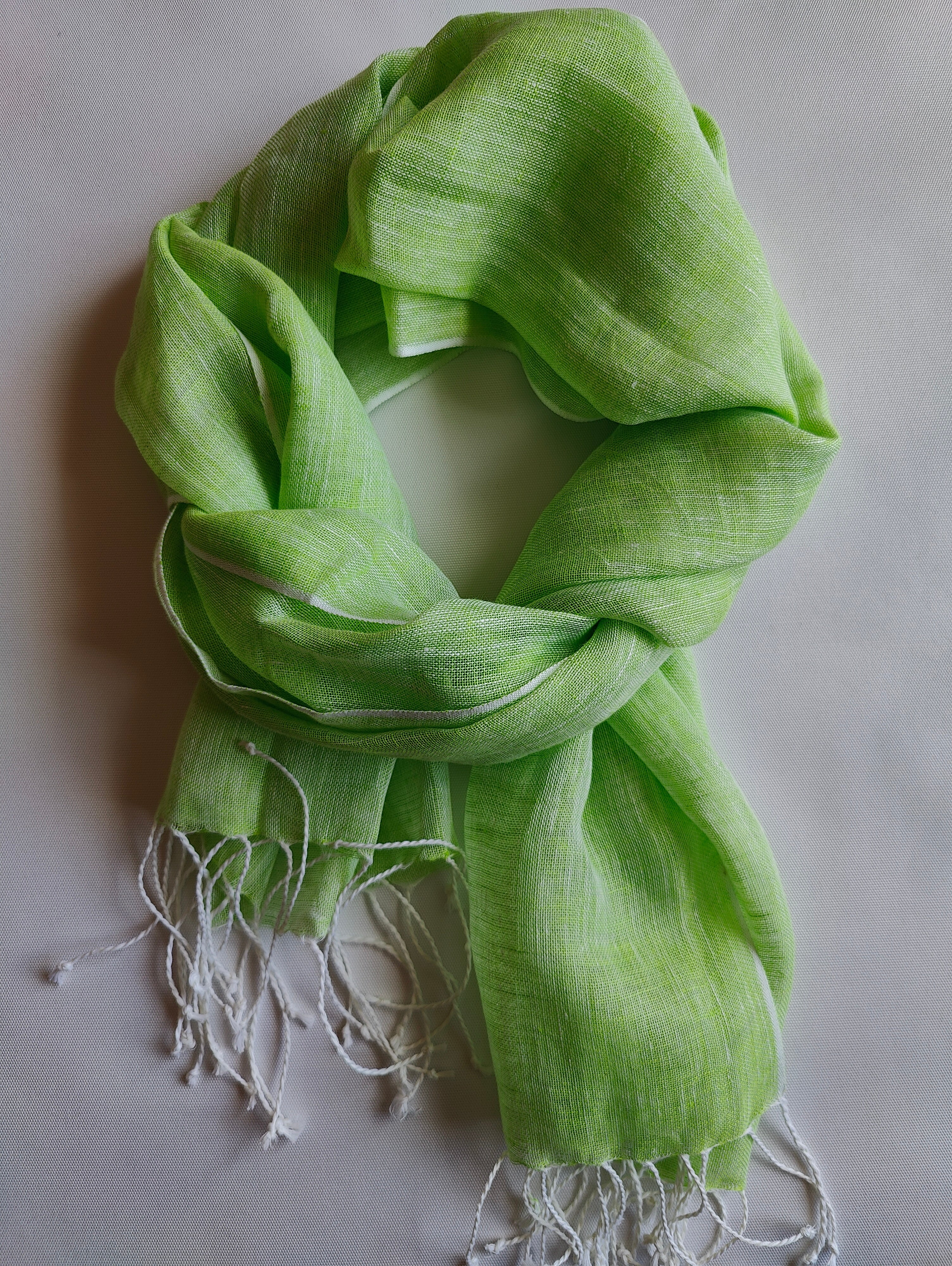 Pure Linen Scarf – Solid Colors | Soft Everyday Wrap