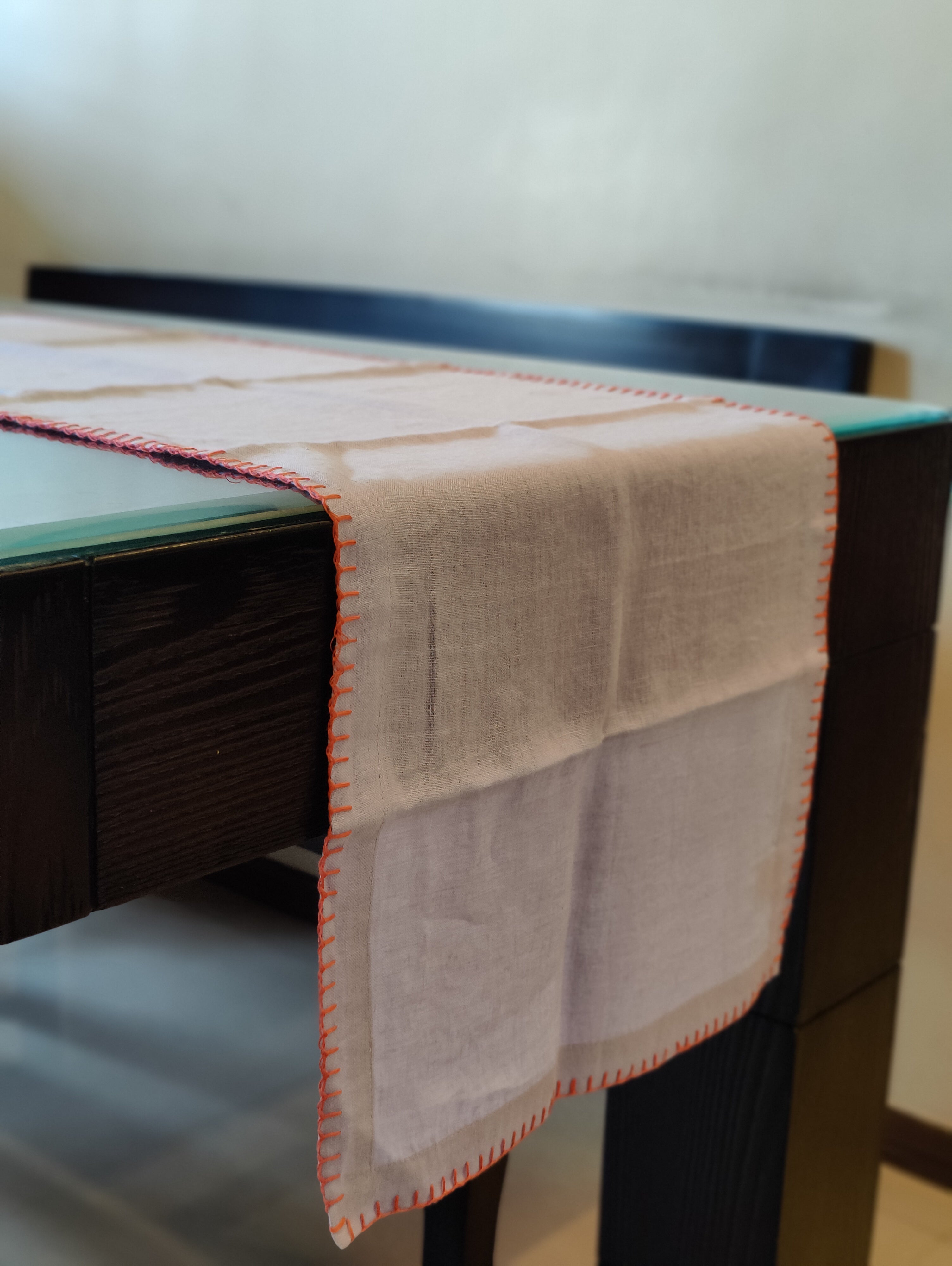 Lavender Embroidered Linen Table Linen Set – Runner, Napkins & Placemats
