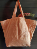 Natural Linen Tote Bag – Lightweight Everyday Carryall