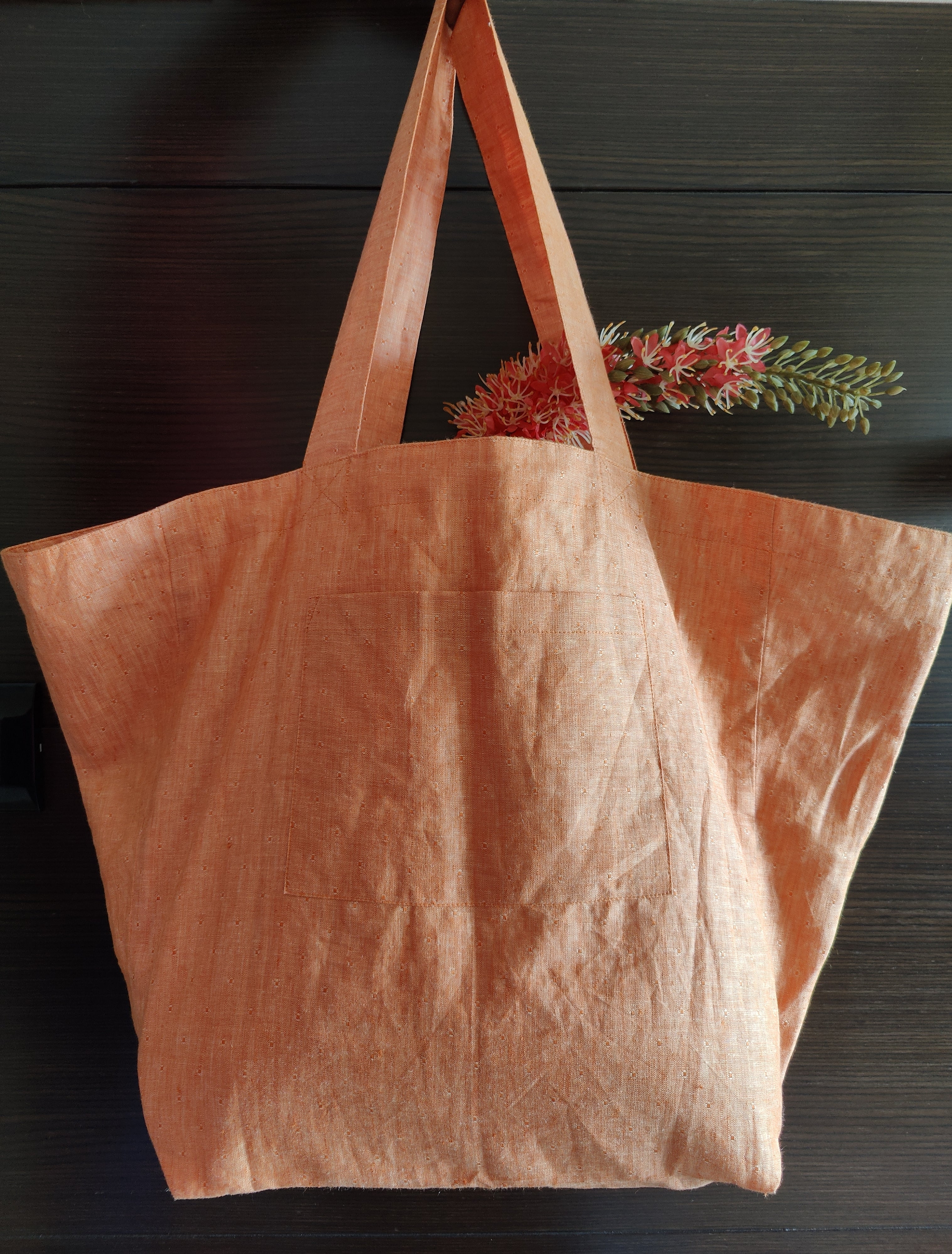 Natural Linen Tote Bag – Lightweight Everyday Carryall