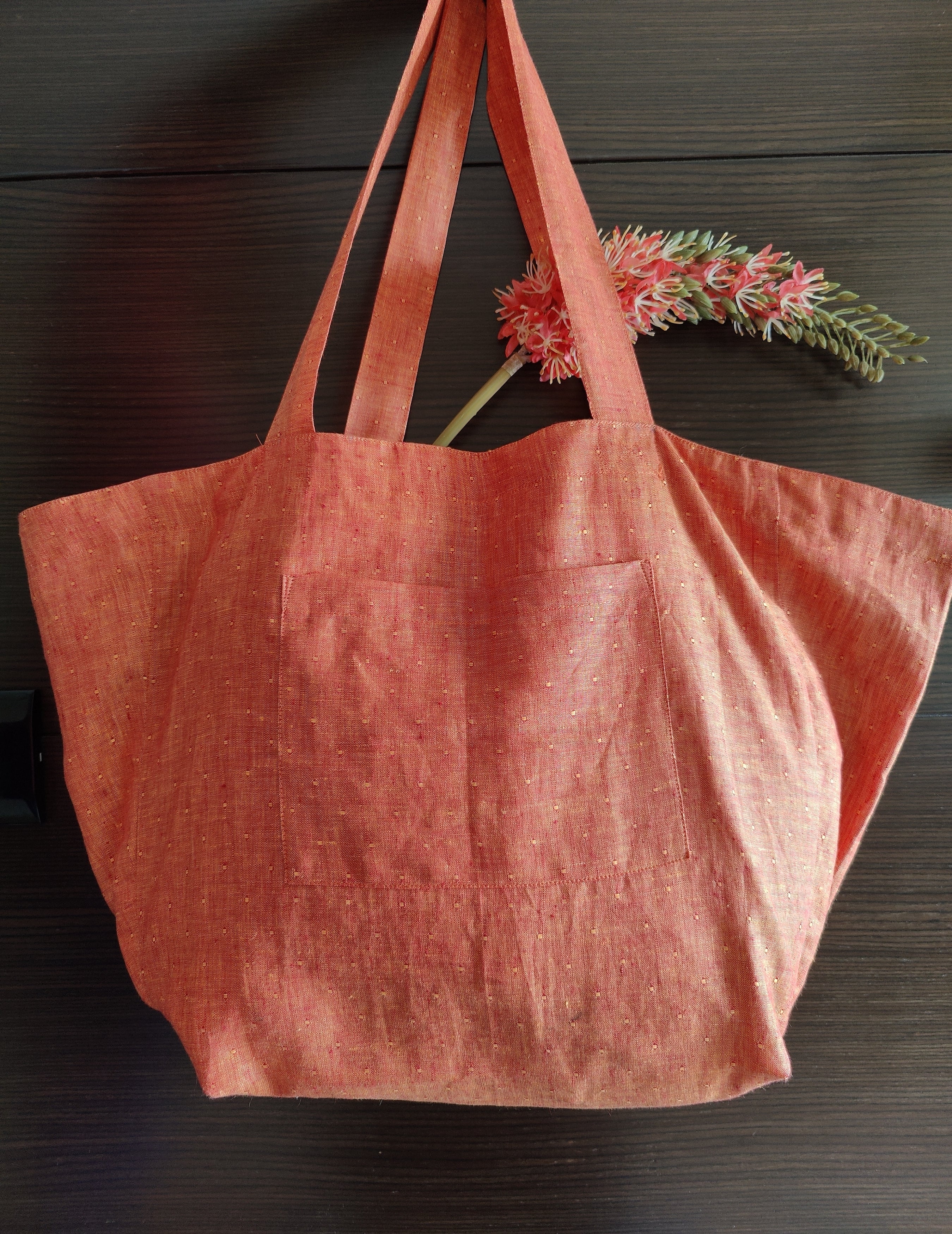 Natural Linen Tote Bag – Lightweight Everyday Carryall