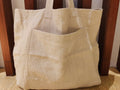 Natural Linen Tote Bag | Shopping bag | Grocery bag | Beach bag