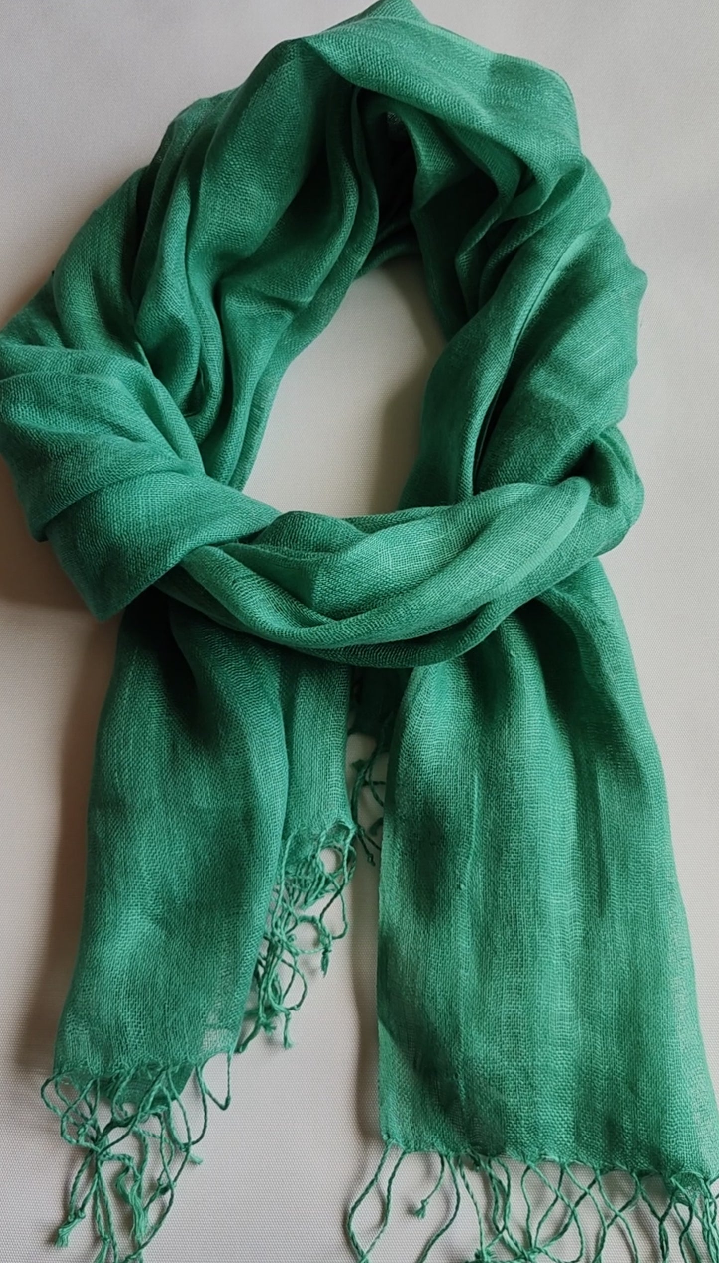 Solid Pattern / Linen Scarf / Gifts For Her - Multiple Color Choices
