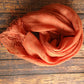 Solid Pattern / Linen Scarf / Gifts For Her - Multiple Color Choices